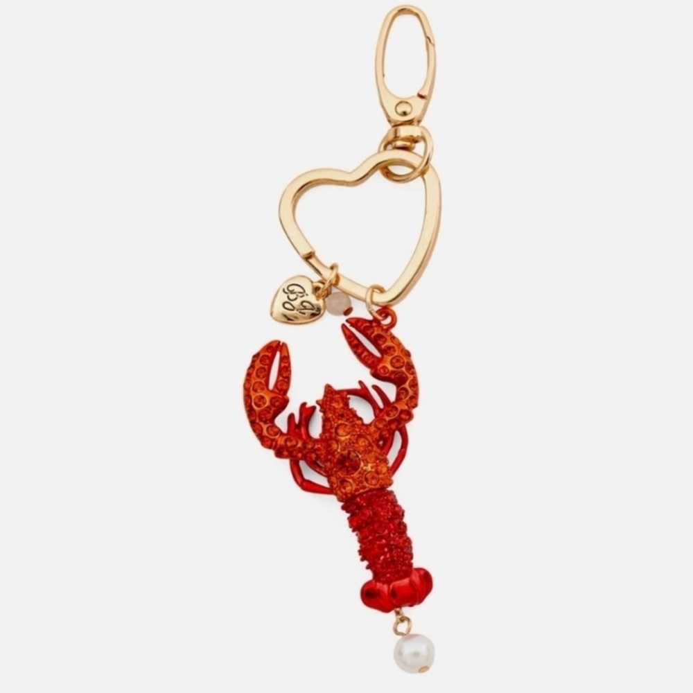NEW BETSEY JOHNSON LOBSTER  KEY CHAIN